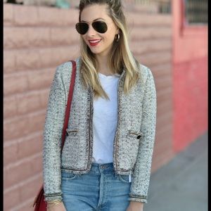 Cupcakes & Cashmere tweed jacket